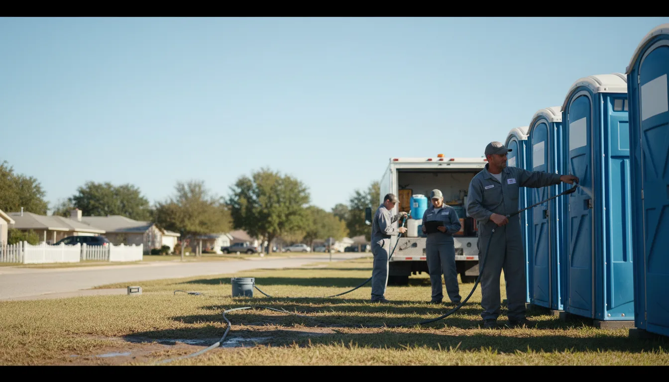 Long-Term Portable Toilet Rental in Midland City, AL near me